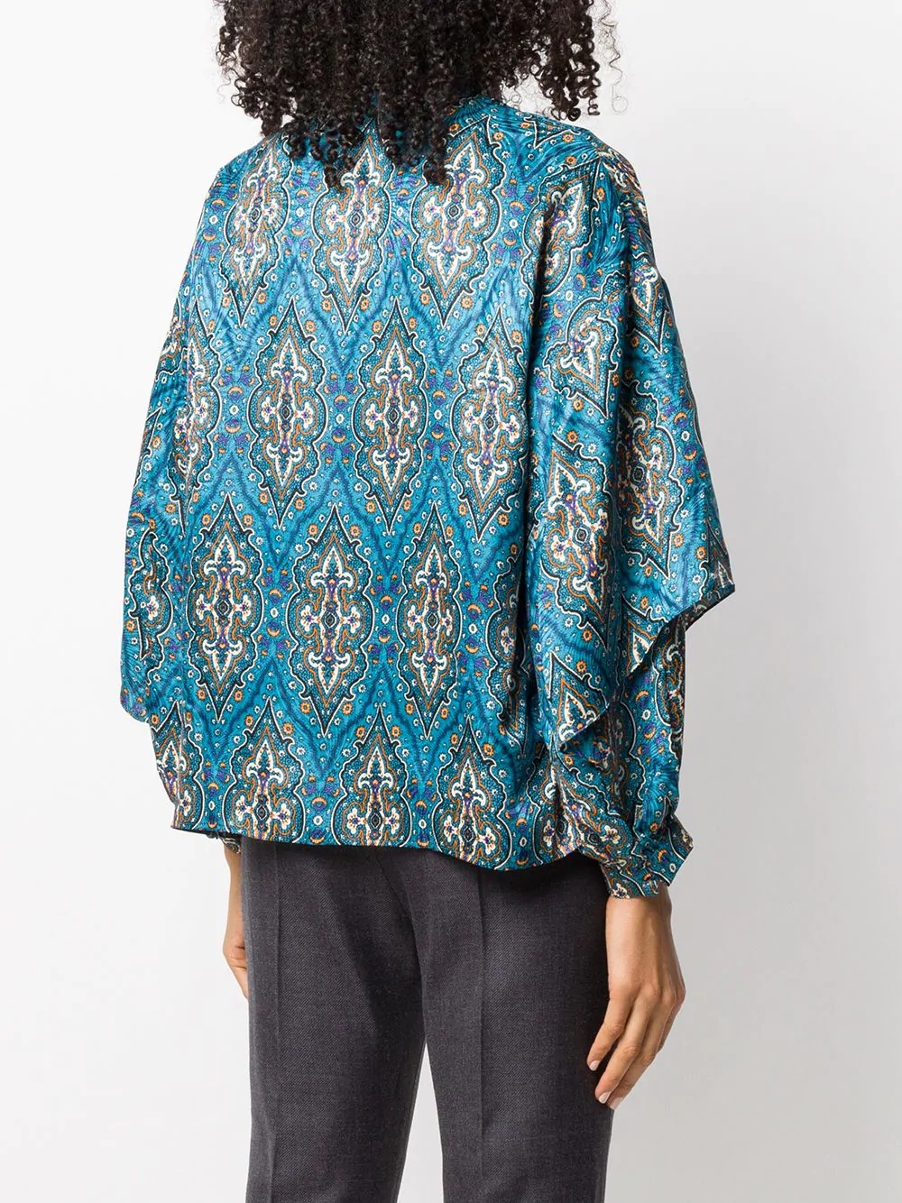 abstract print blouse - 4