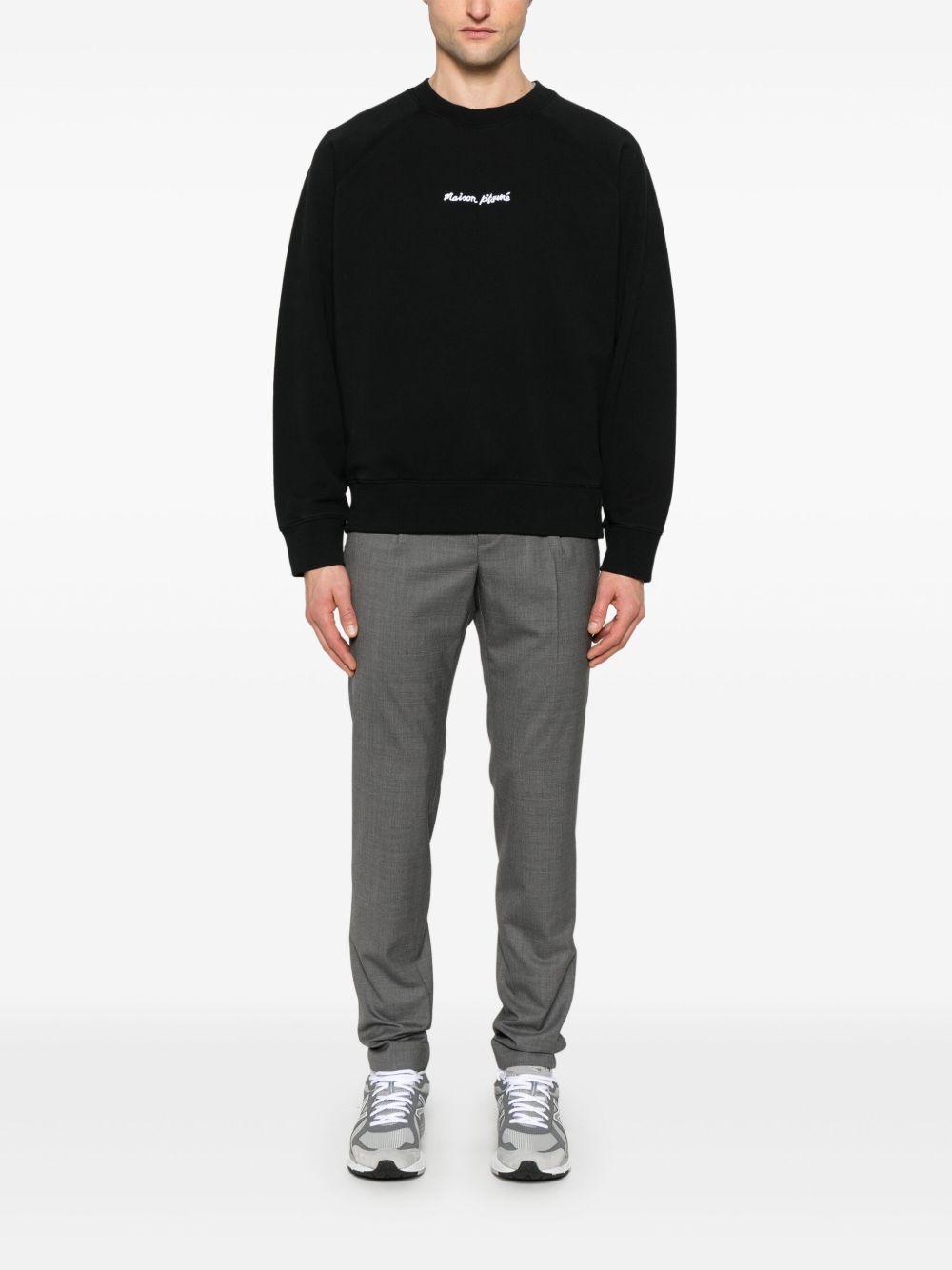 logo-embroidered sweatshirt - 2