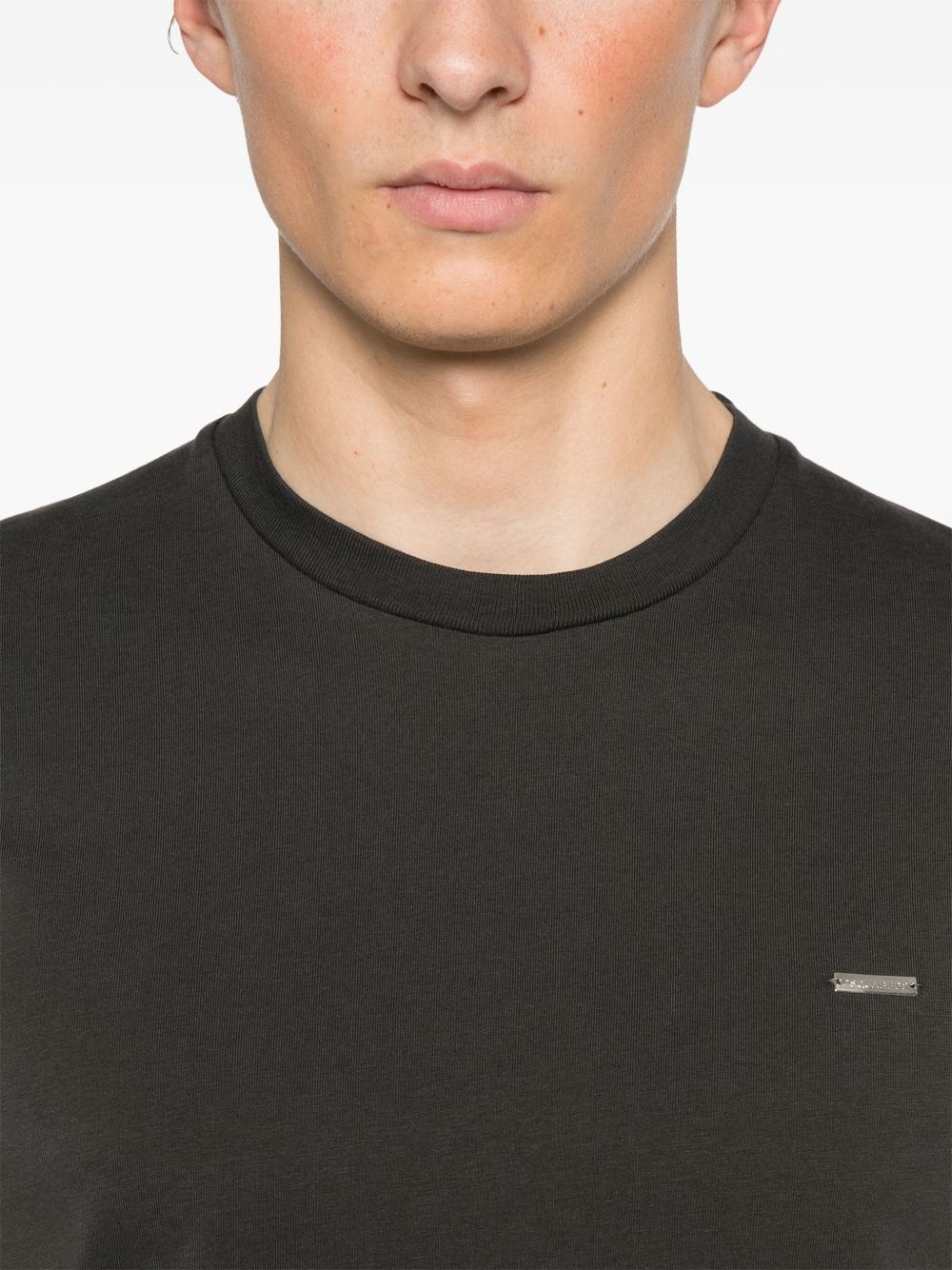 logo-plaque T-shirt - 4