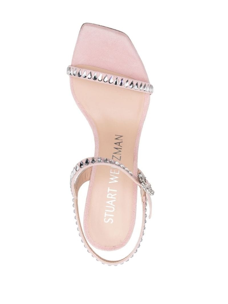 crystal-embellished 100mm sandals - 4