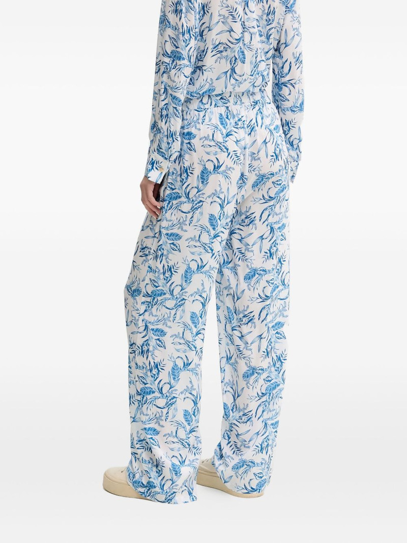 leaf-print trousers 3