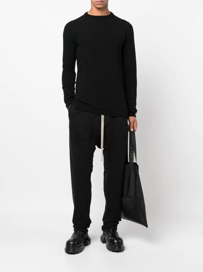 Rick Owens DRKSHDW drawstring track pants outlook