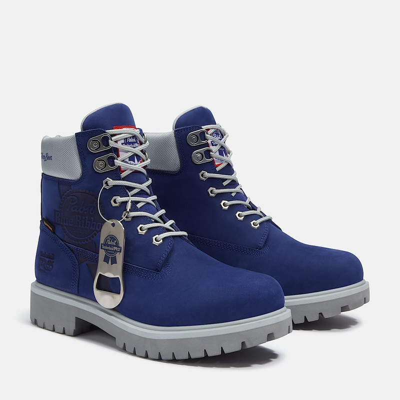 Men's Timberland PRO® and Pabst Blue Ribbon Direct Attach 6" Soft Toe Waterproof Work Boot 7