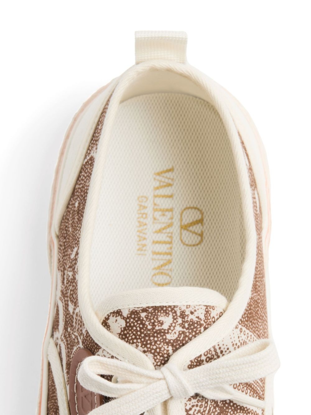 patterned-jacquard sneakers - 5