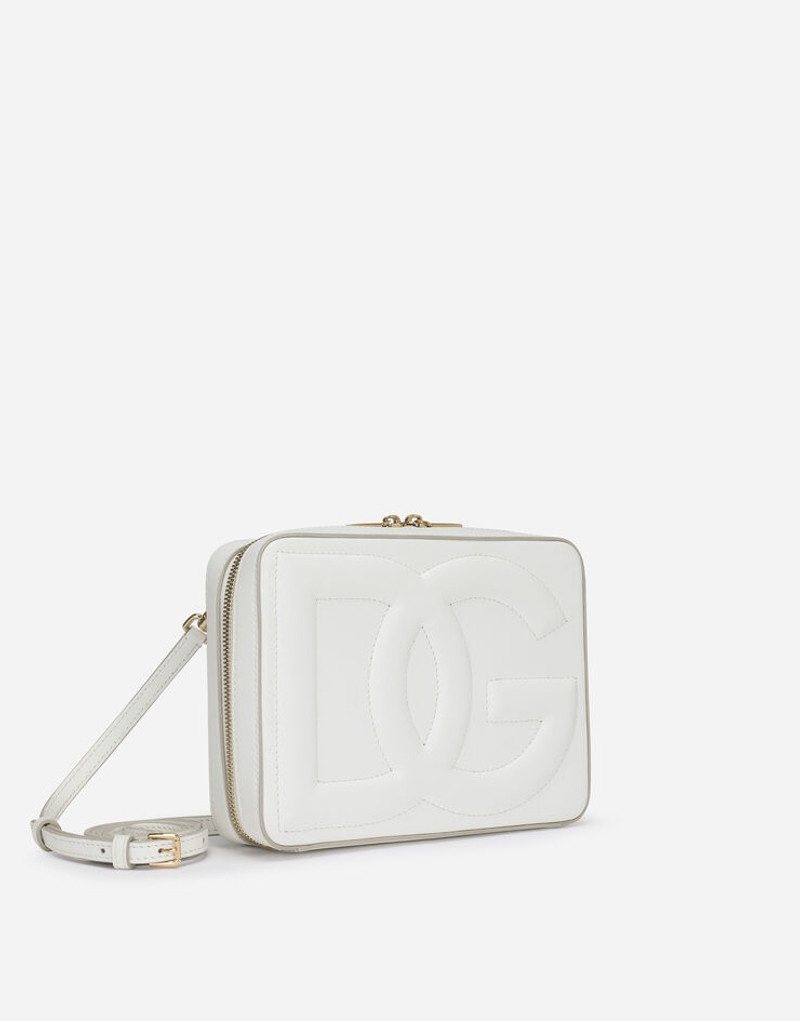 Medium calfskin camera bag with logo 3