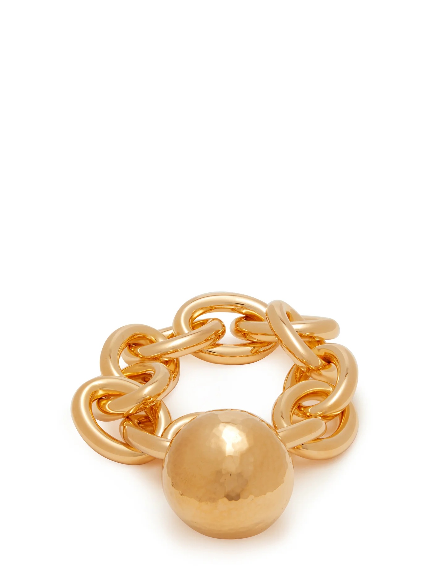 Gold-plated chain-link bracelet - 1