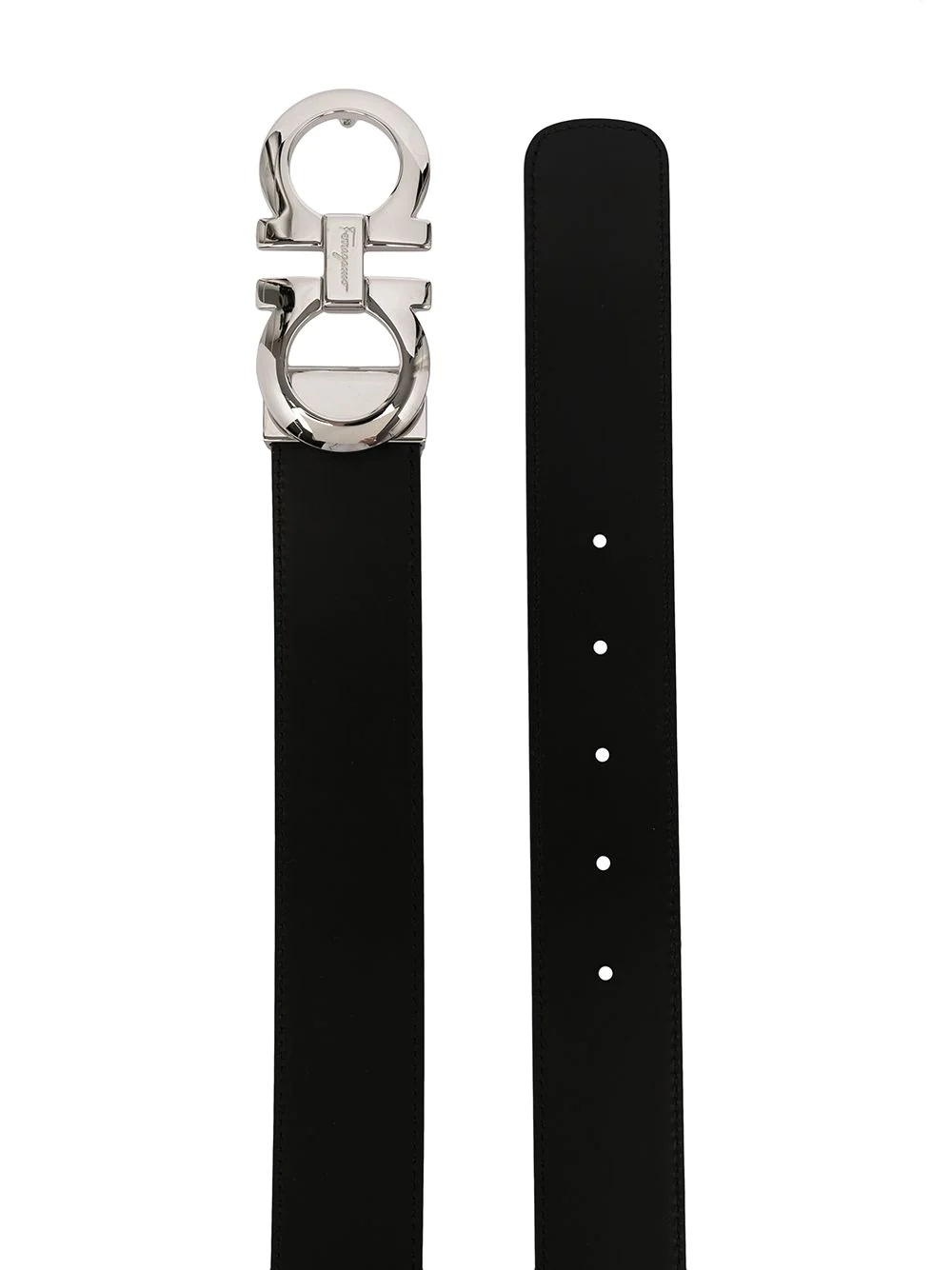 reversible and adjustable Gancini belt - 2