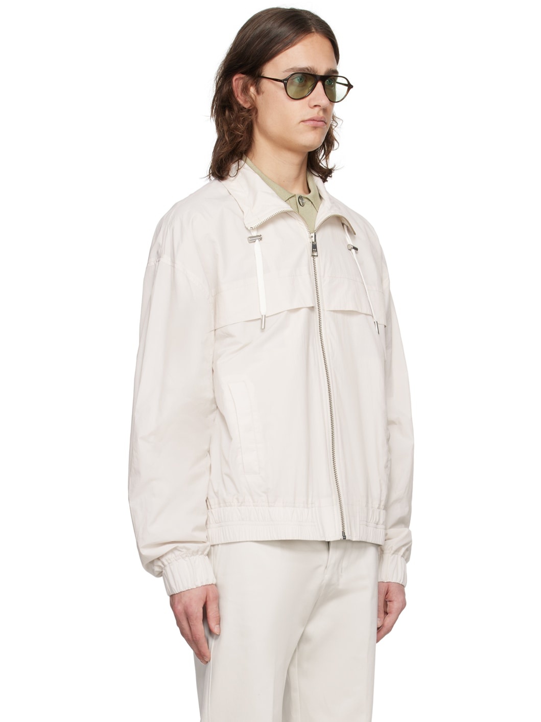Off-White Zip Bomber Jacket - 2
