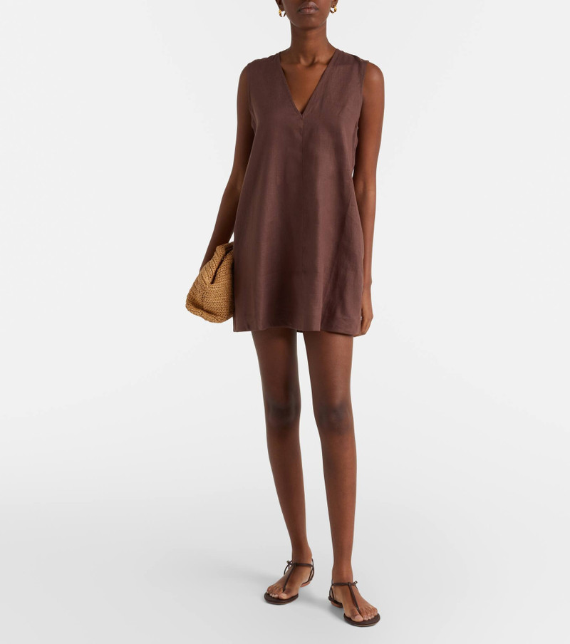 ASCENO Derya linen minidress outlook