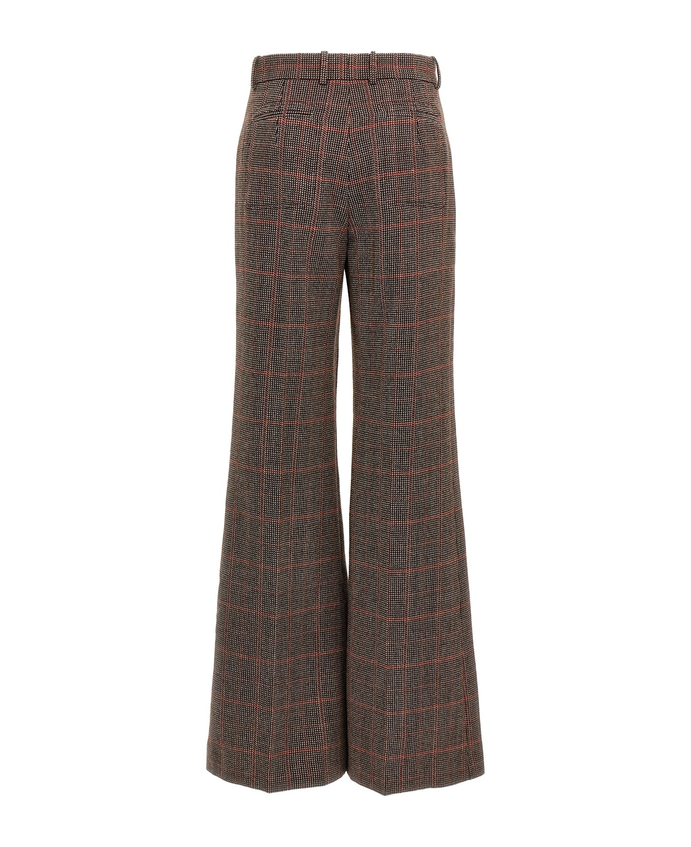 Check Wool Pants - 2