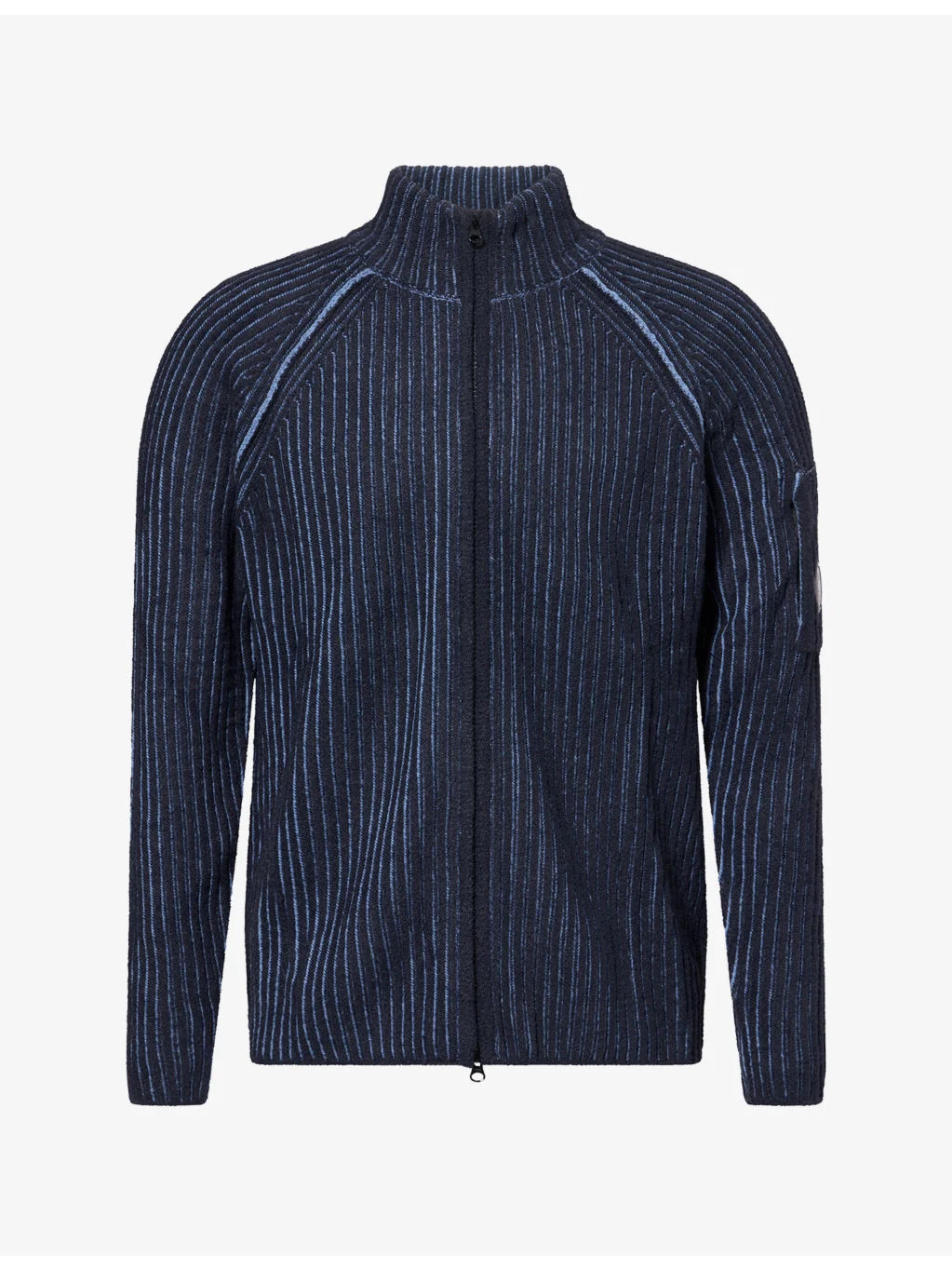 Lens Full-Zip Fleece Knit Jumper - 1