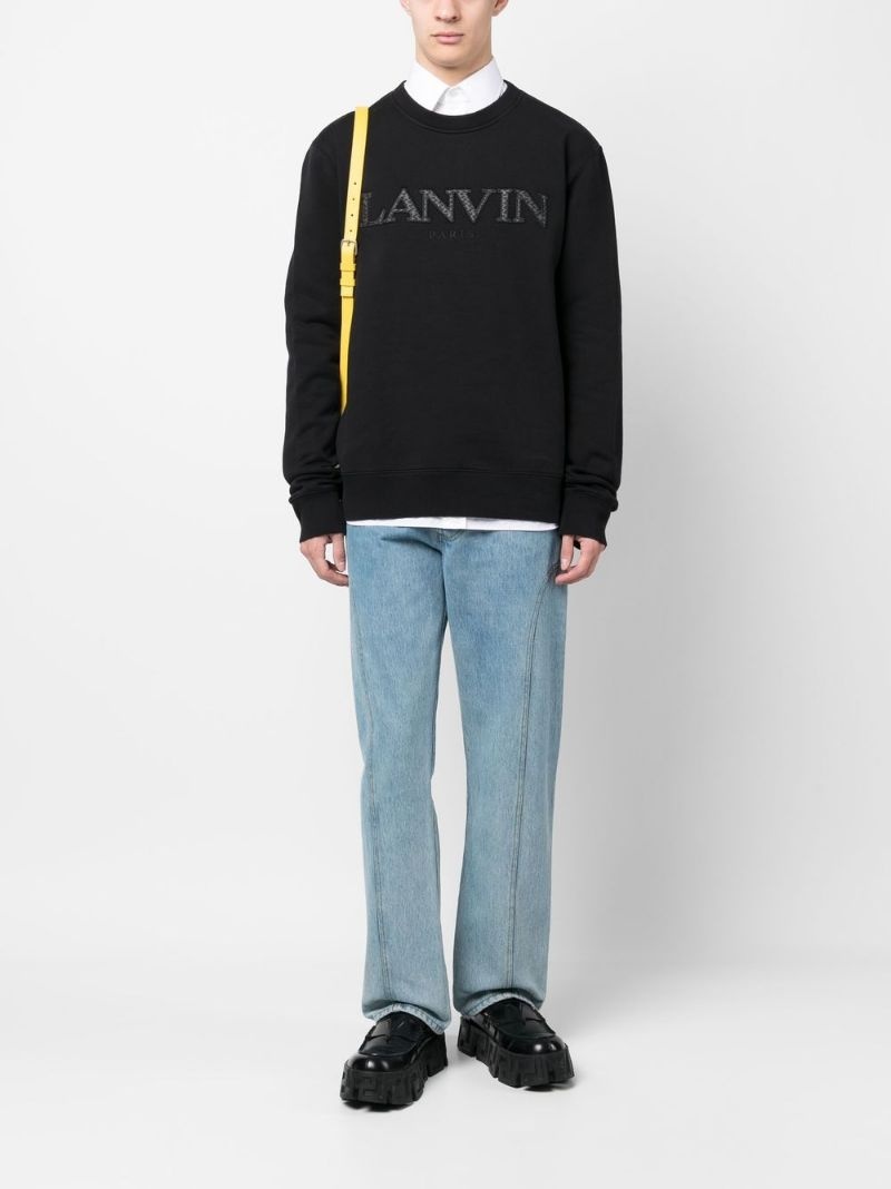 embroidered-logo sweatshirt - 2