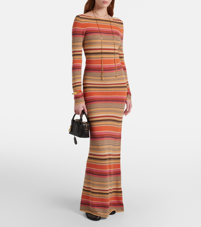 FAITHFULL Notturna striped maxi dress outlook