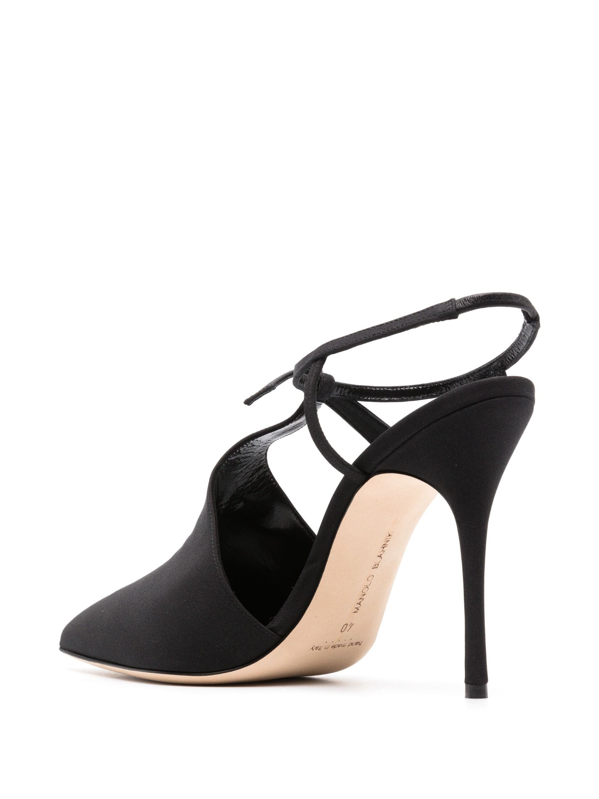 Black Horna 105 Silk Pumps - 3