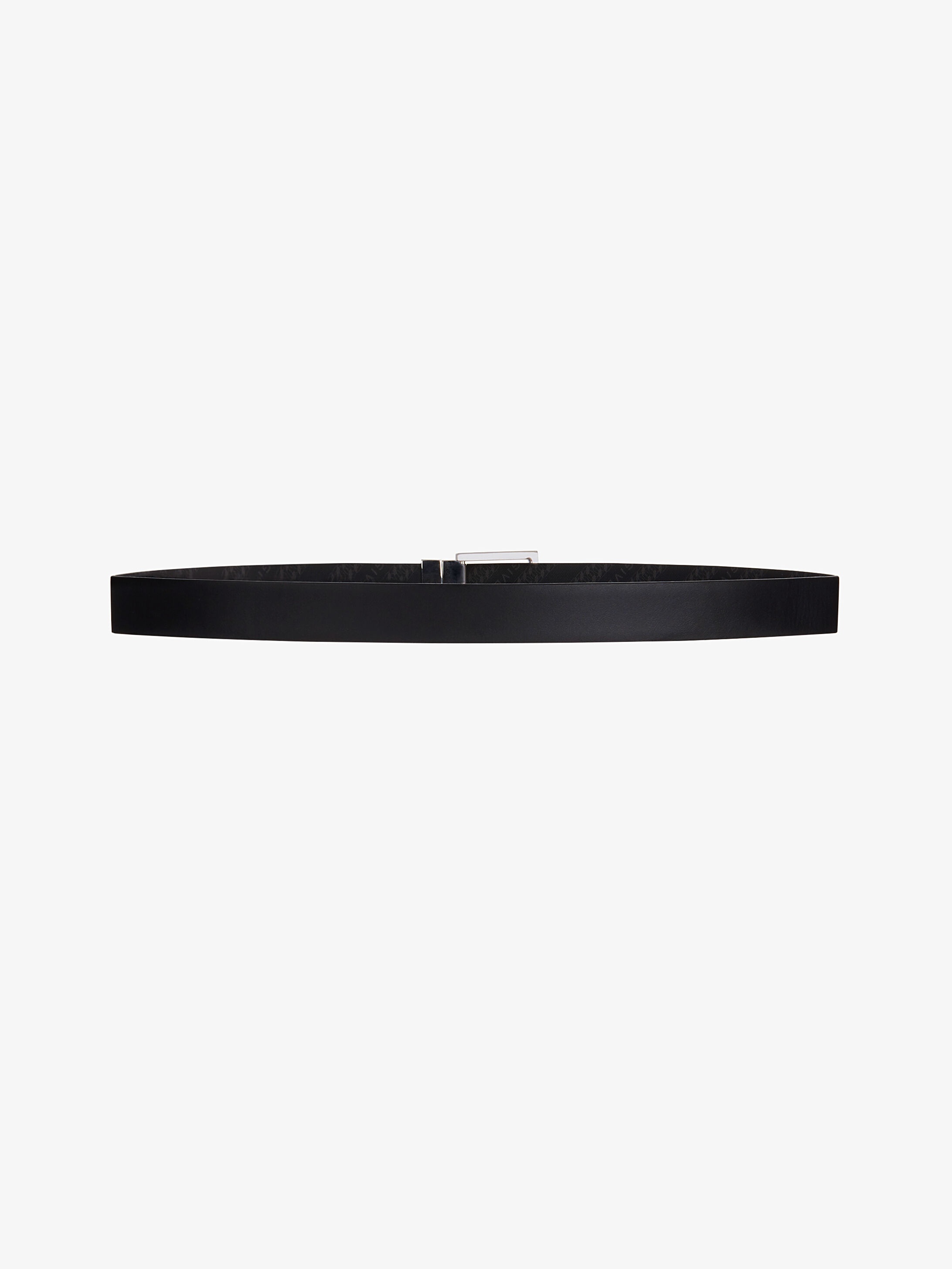 GIVENCHY Chain reversible belt in leather and coated canvas - 5