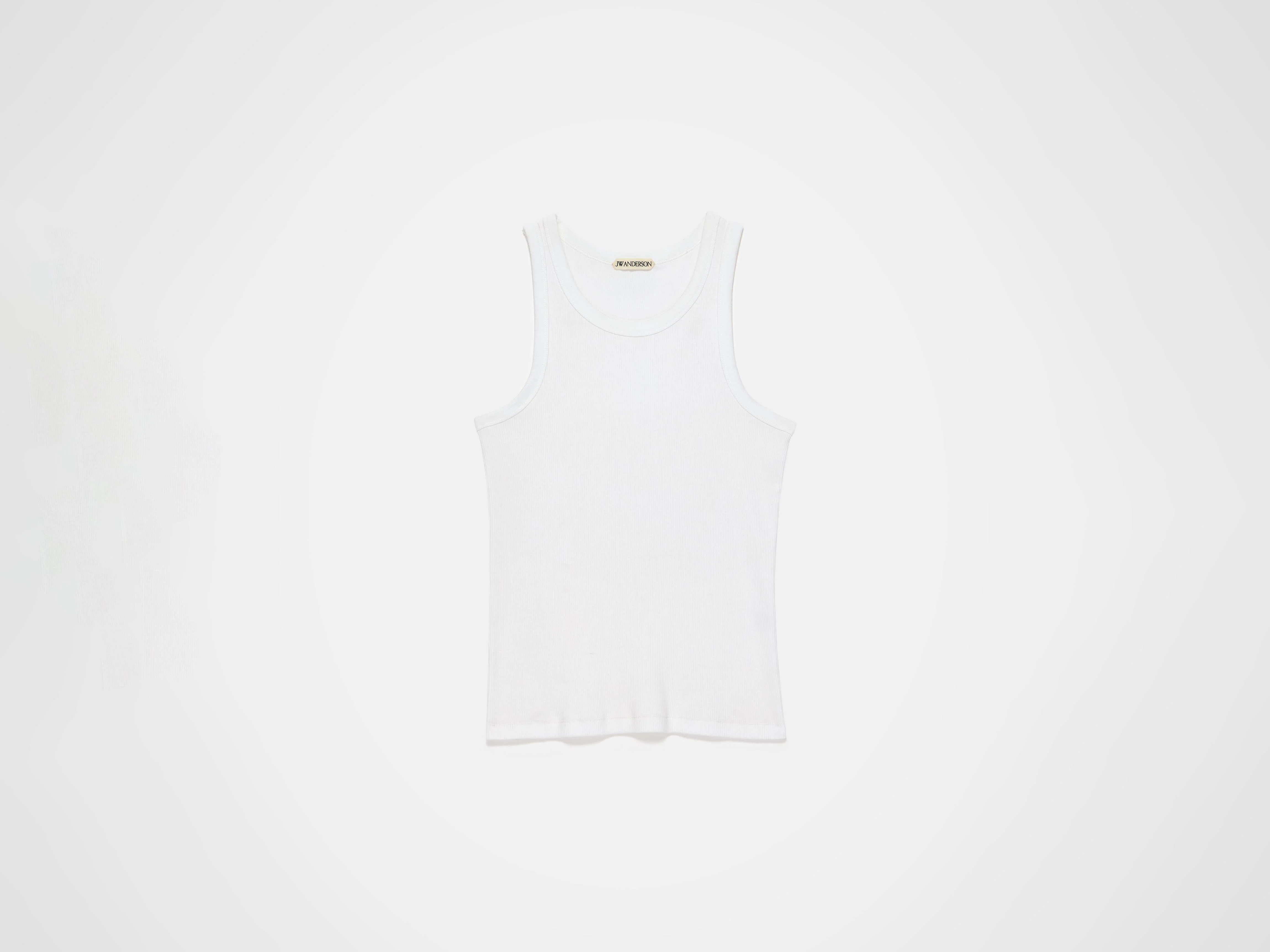 SHEER CAMI VEST TOP IN OFF-WHITE - 1