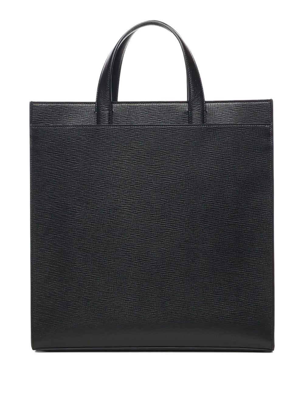 leather double-handle briefcase - 2