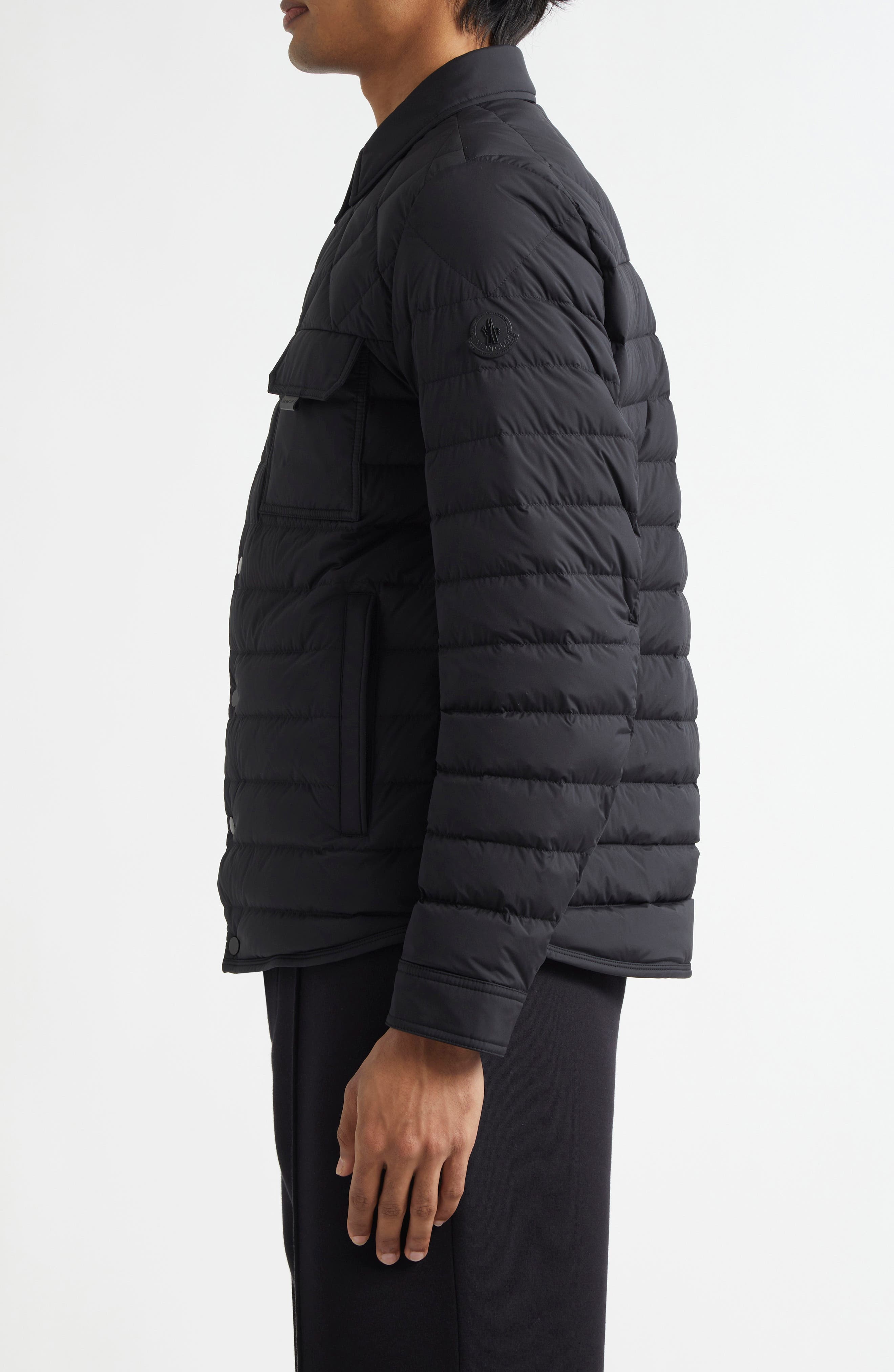 Moncler Iseran Quilted Down Jacket in Black at Nordstrom - 3