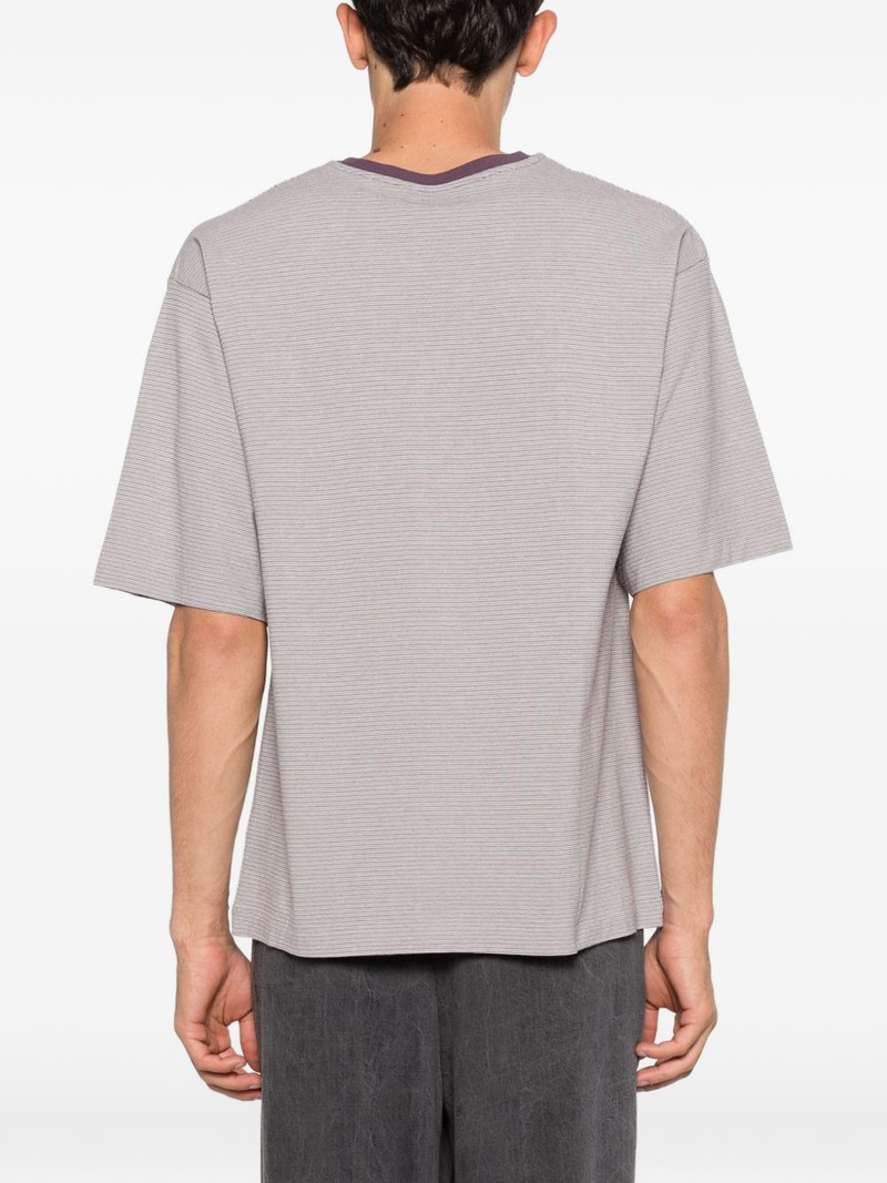 striped crew-neck T-shirt 4