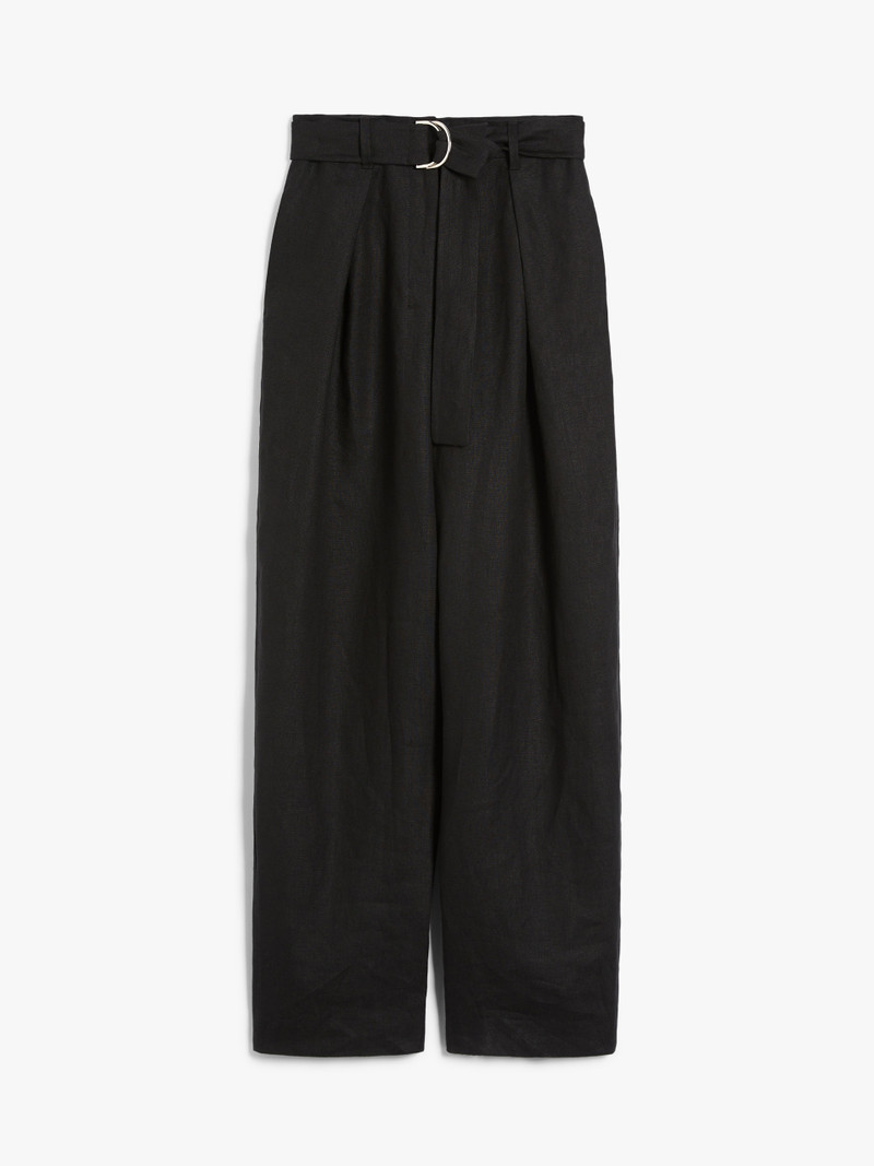 JANE Wide-fit linen trousers 1