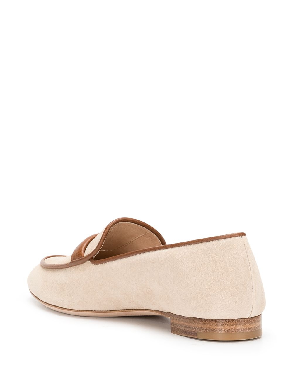 round-toe penny loafers - 3