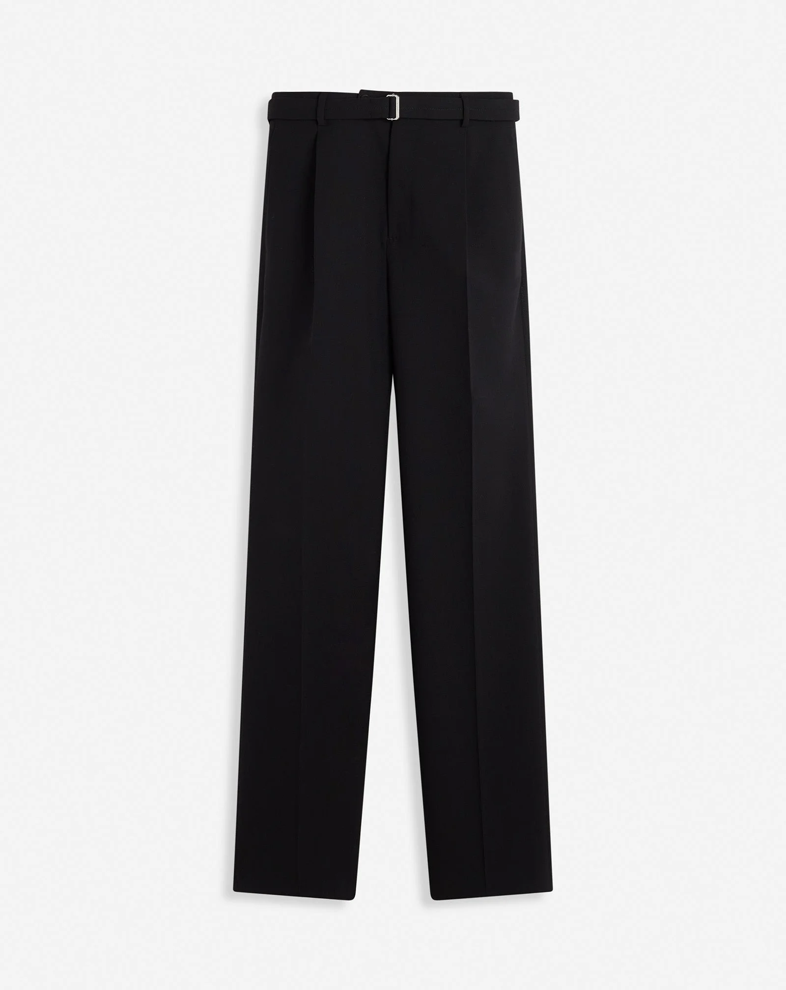 STRAIGHT FIT WOOL PANTS - 1