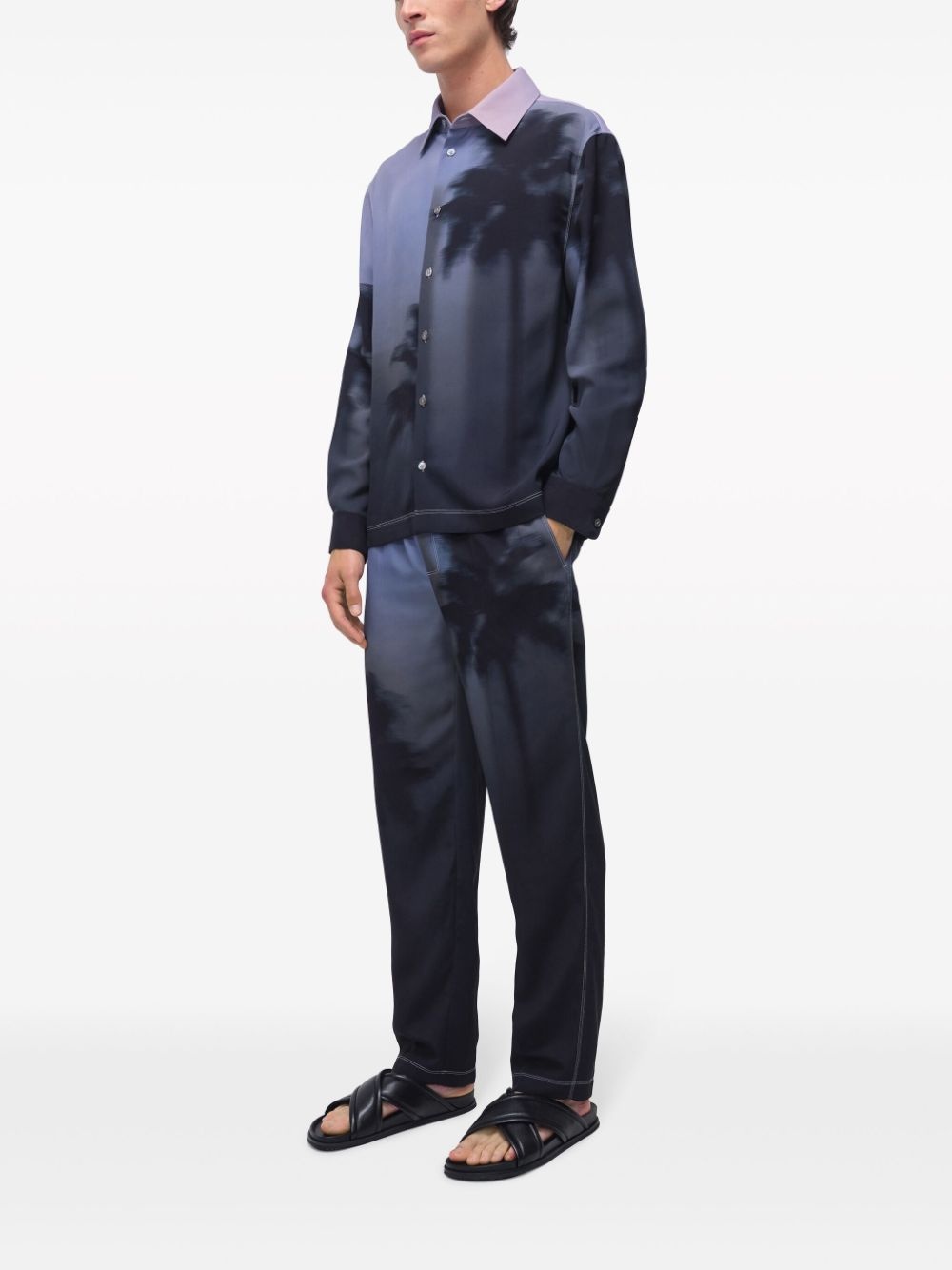 Allister palm tree-print trousers - 3