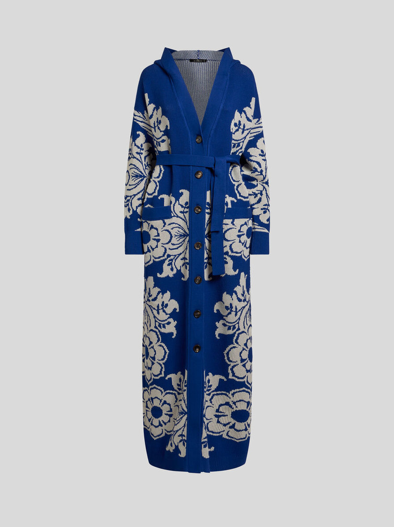 롱 FLORAL JACQUARD 카디건 1