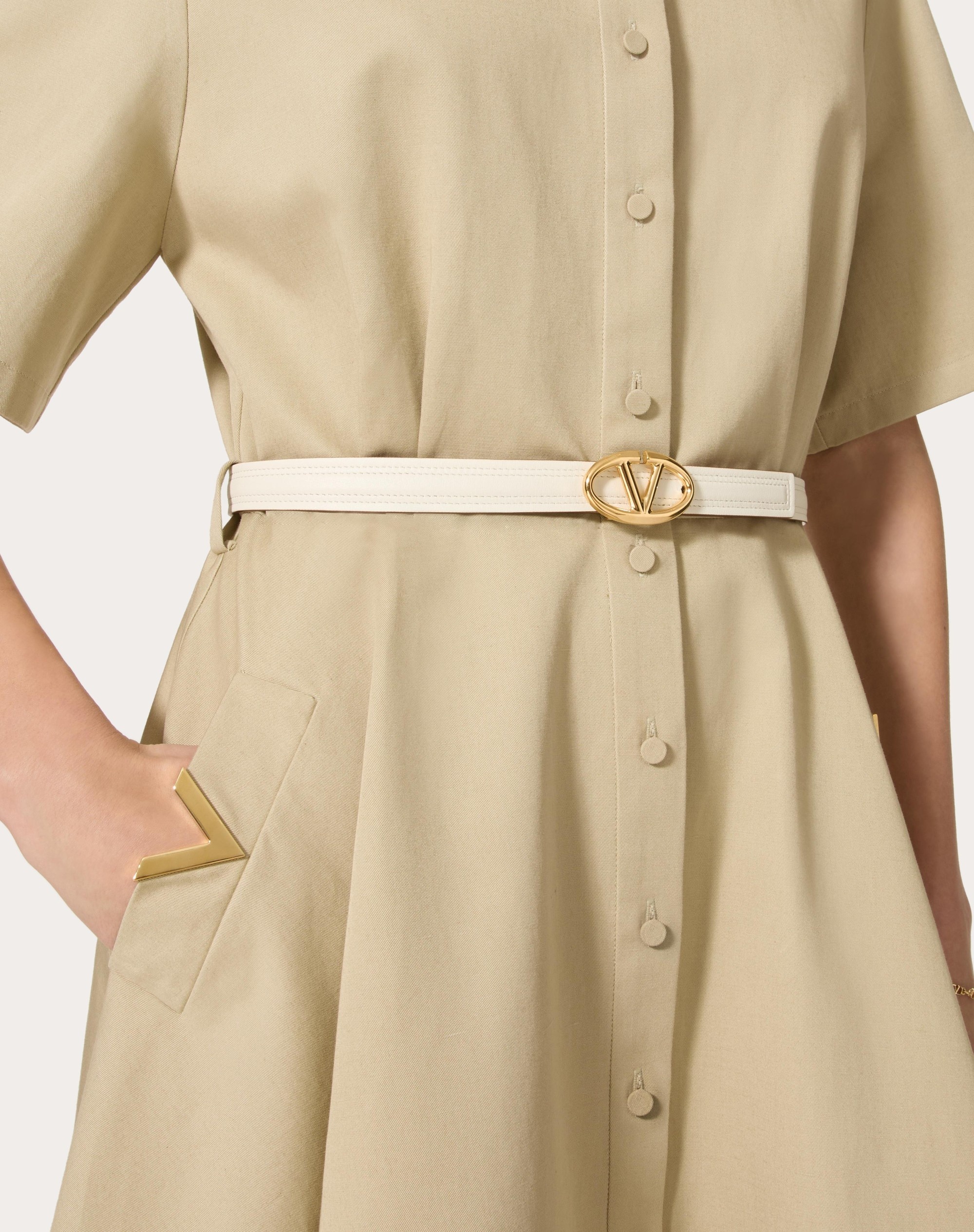THE BOLD EDITION VLOGO SHINY CALFSKIN BELT 20 MM - 5