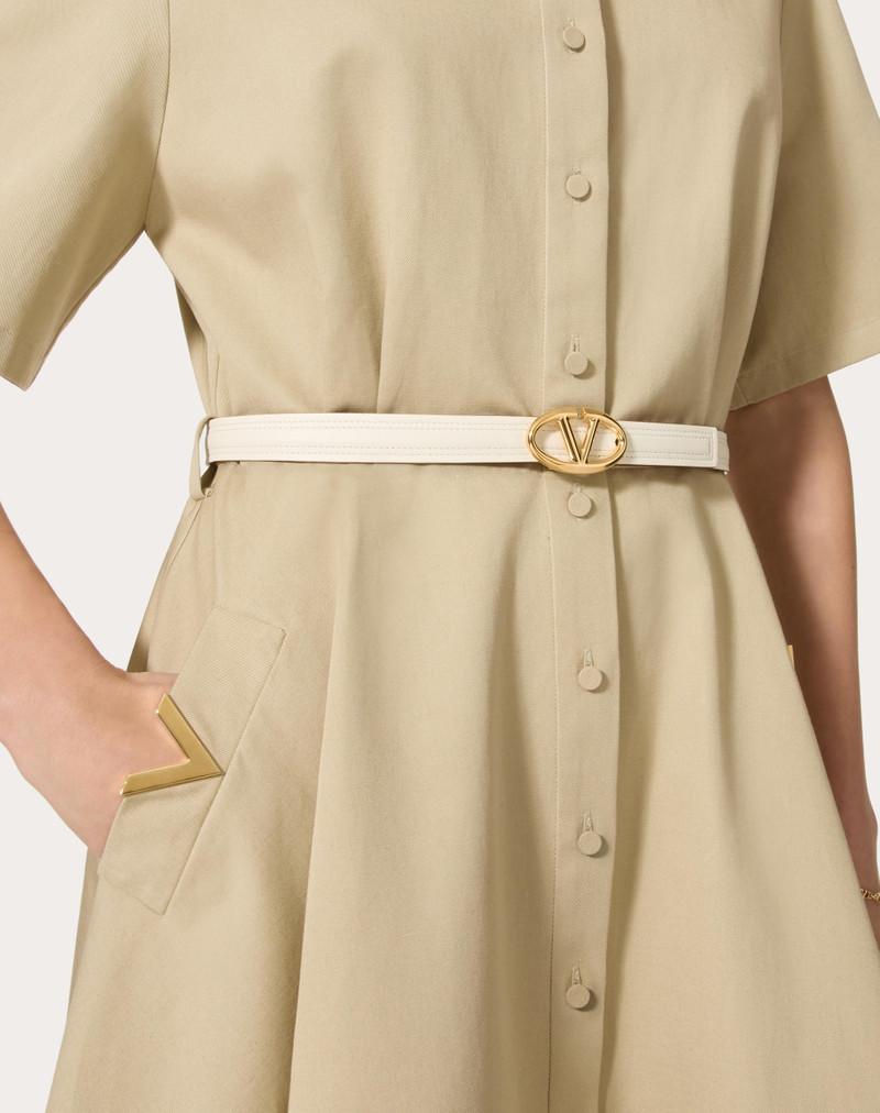 THE BOLD EDITION VLOGO SHINY CALFSKIN BELT 20 MM 5