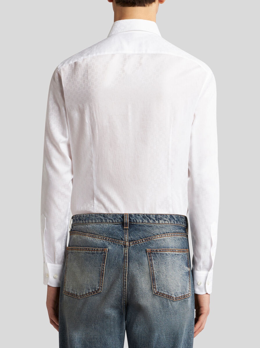 COTTON JACQUARD SHIRT - 4