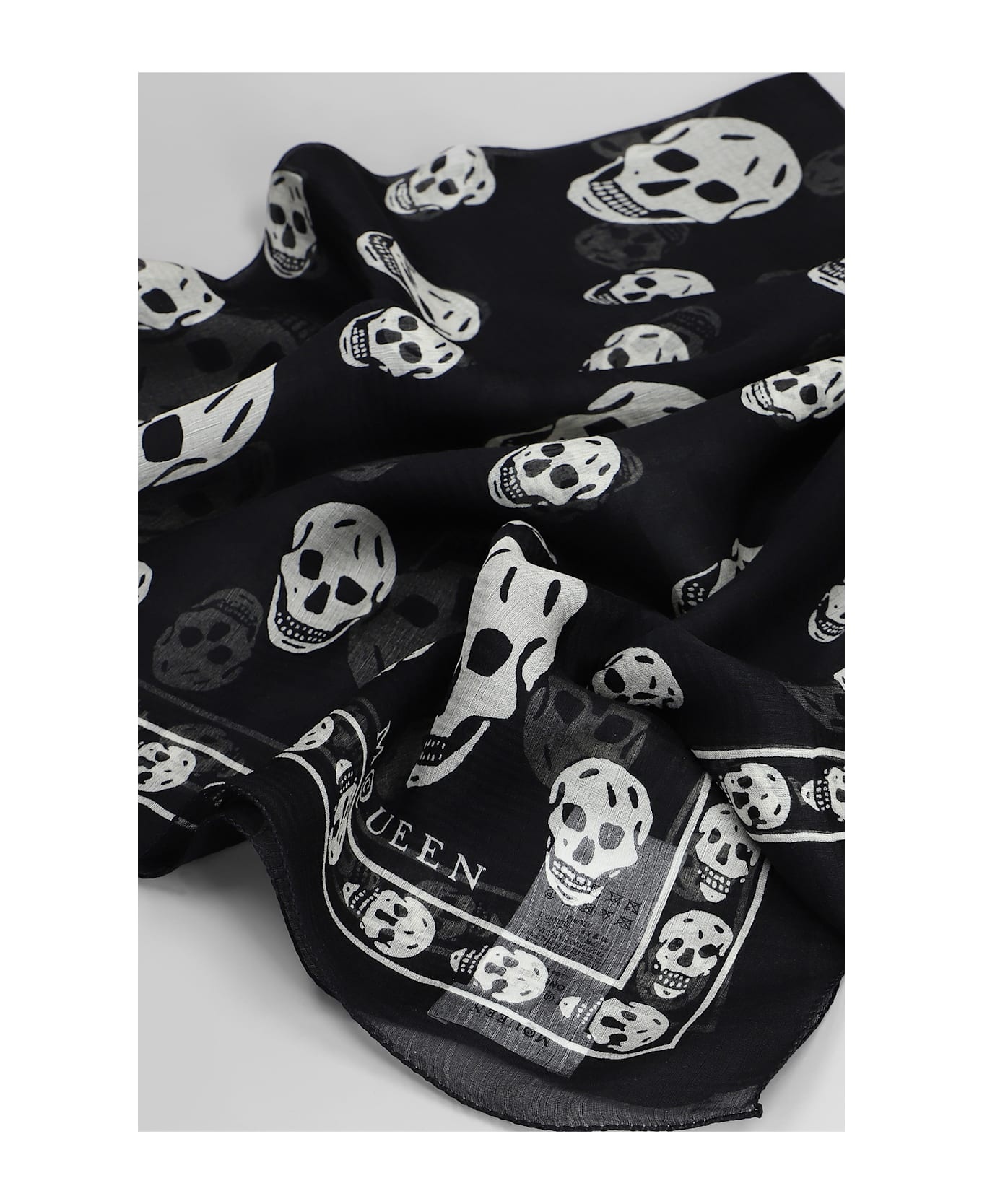 Foulard In Black Silk - 2