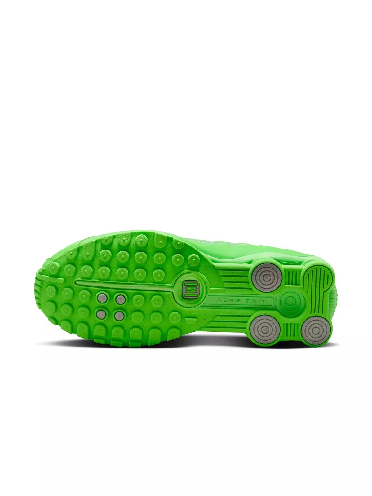 Shox R4 "Green Strike/Metallic Silver" Women's Shoe - 8