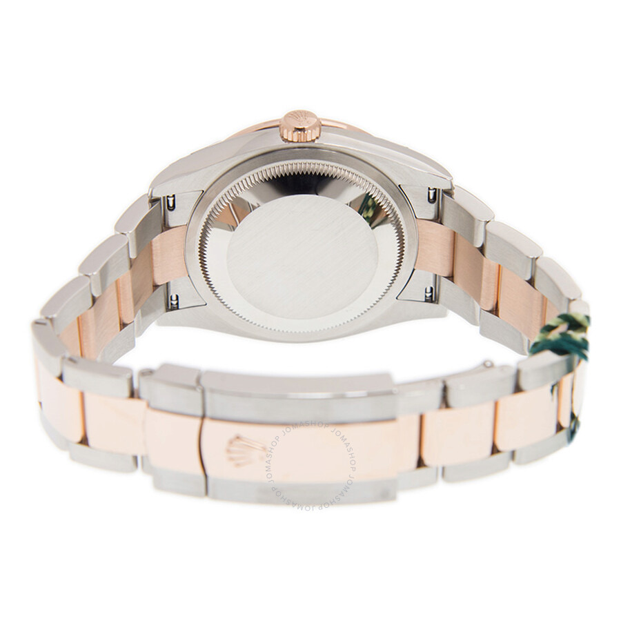 Rolex Datejust 36 Mother of Pearl Diamond Dial Automatic Men's Steel and 18k Everose Gold Oyster Wat - 4