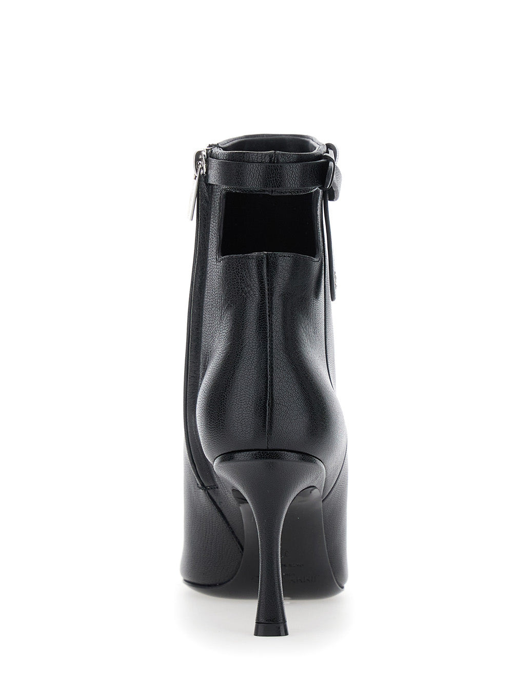 Jimmy Choo Women 'Camie' Black Ankle Boots With Knot Detail In Leather Woman - 4