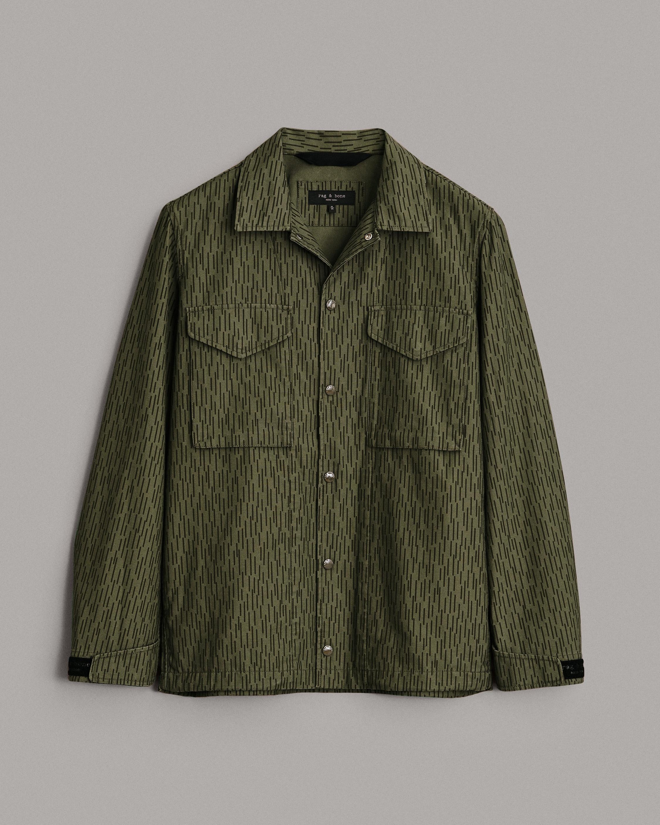 Flight Printed Cotton Coaches Jacket
Classic Fit Jacket - 1