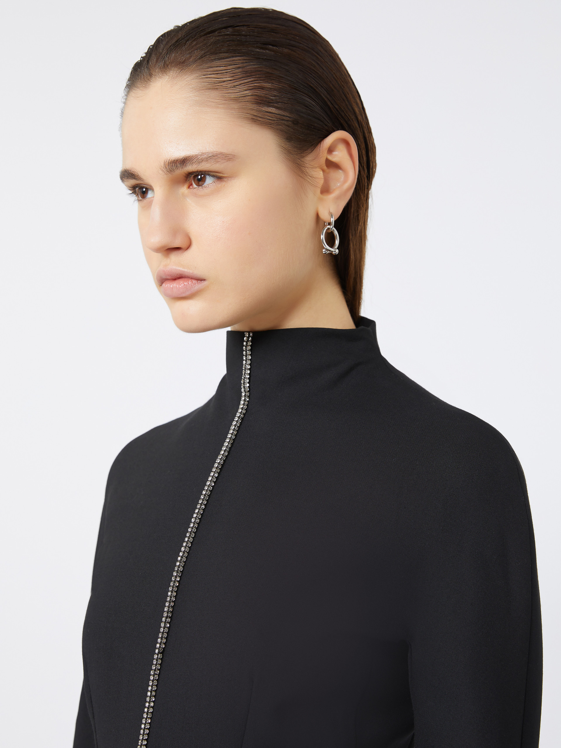 TEFRITE01 Short stretch wool-blend dress - KLEPSYDRA CAPSULE - 5