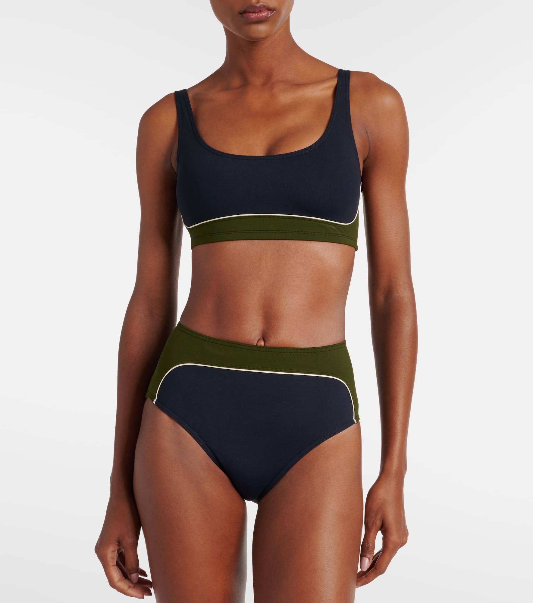 Colorblocked bikini bottoms - 2