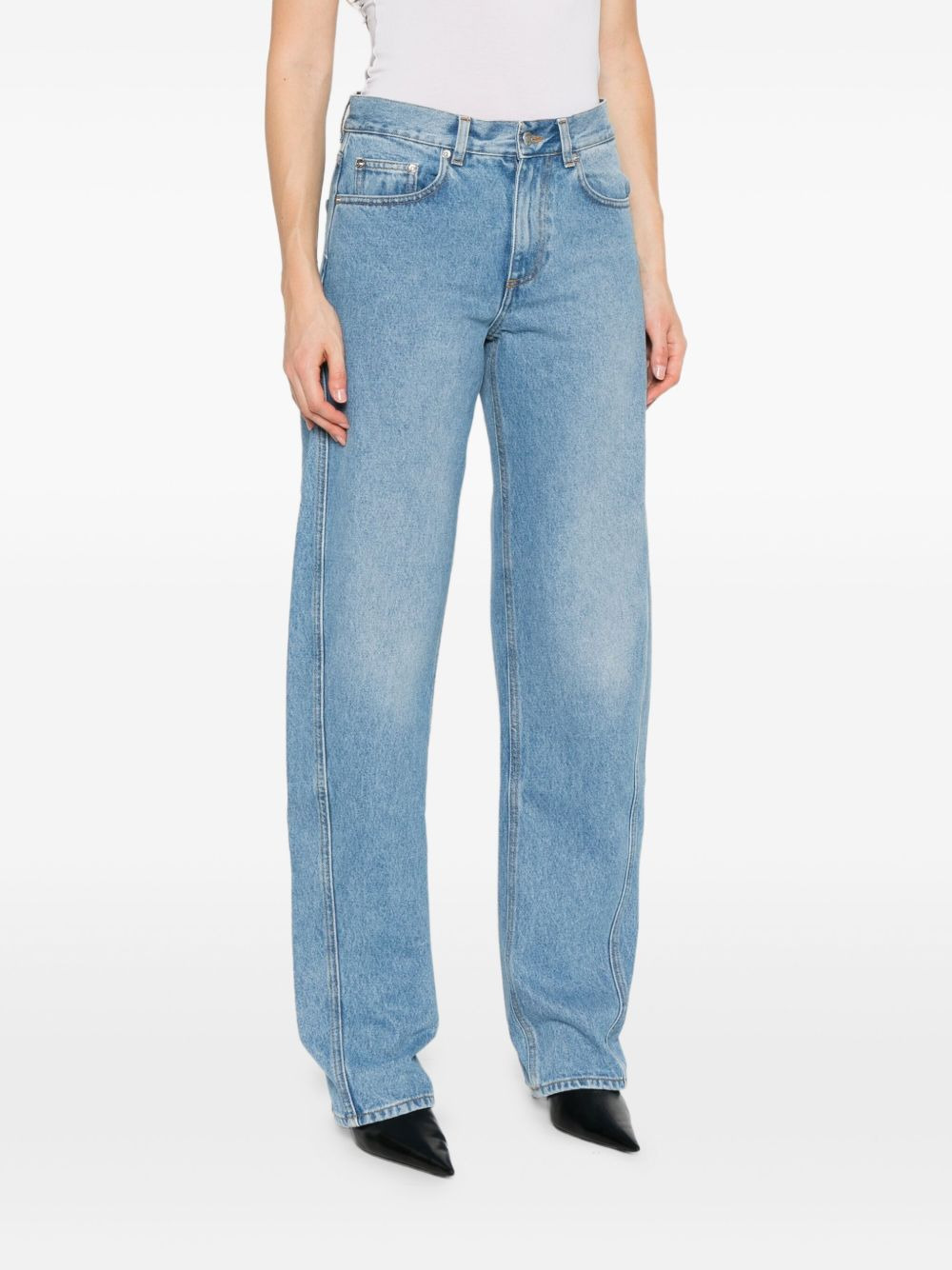 straight-leg jeans - 3