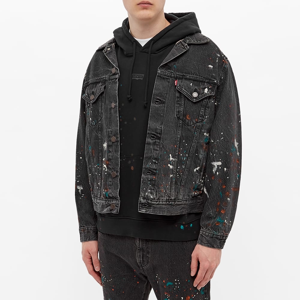 END. x Levi'sÂ® 'Painted' Selvedge Trucker Jacket - 5