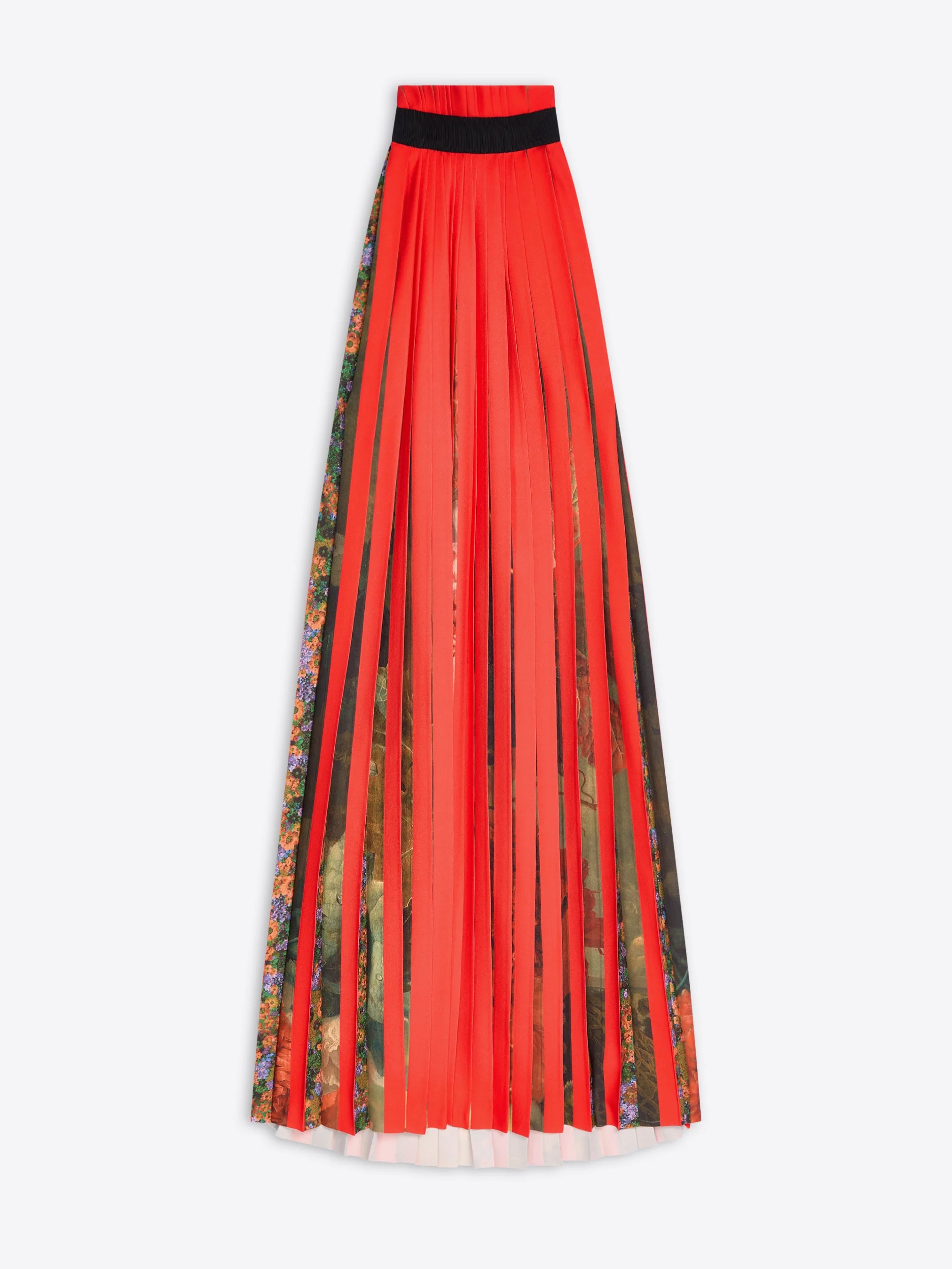 PRINTED PLEATED DRESS - 1