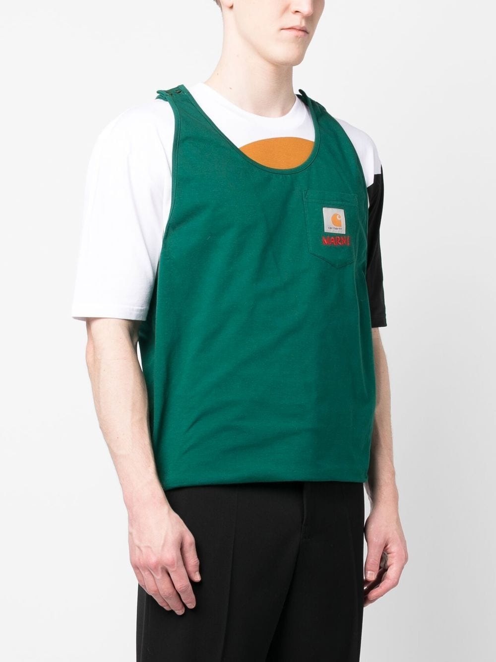x Carhartt WIP colour-block T-shirt - 3