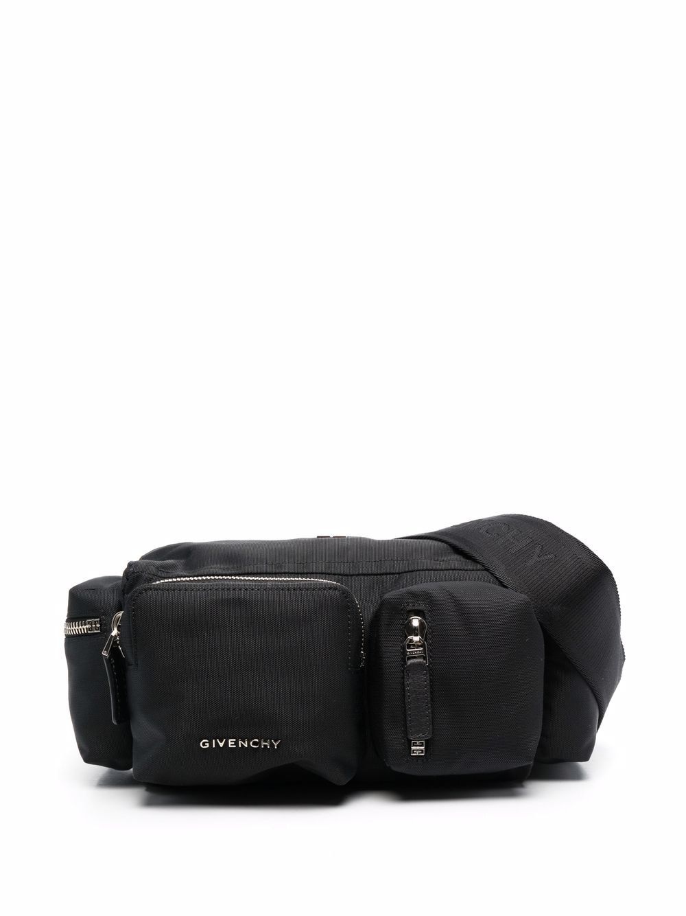 multi-compartment shoulder bag - 1