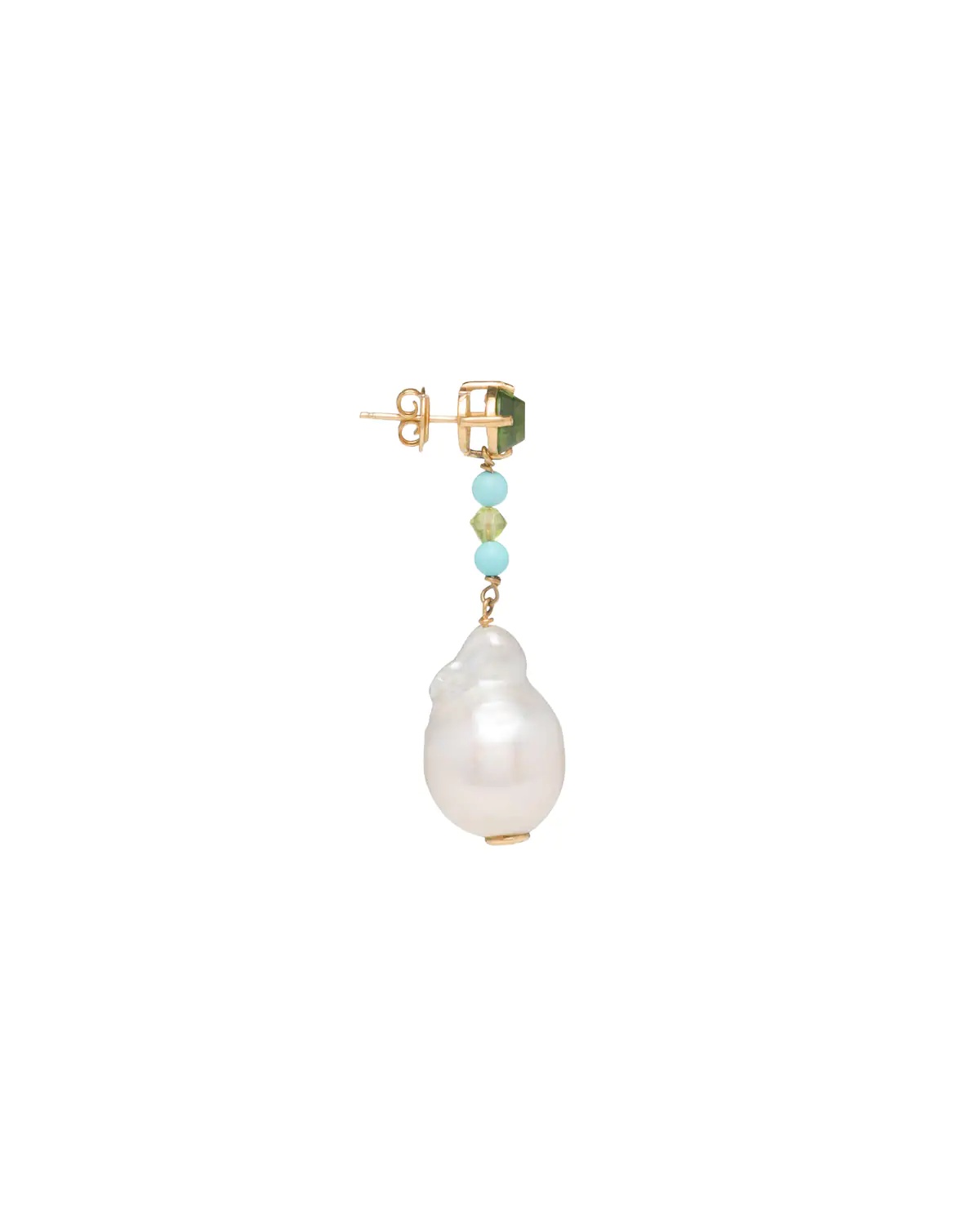 Prada Fine Jewellery gold and pearl earrings - 4