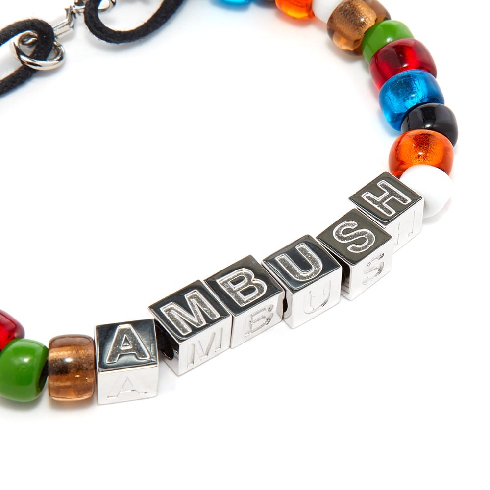 Ambush Nobo Logo Beads Bracelet - 2