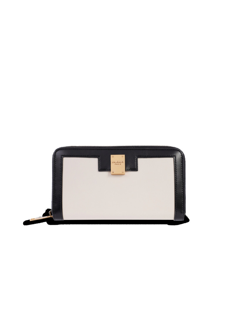 Leather 1945 zipped wallet 1