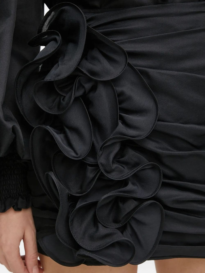 ruffled gathered mini skirt 3