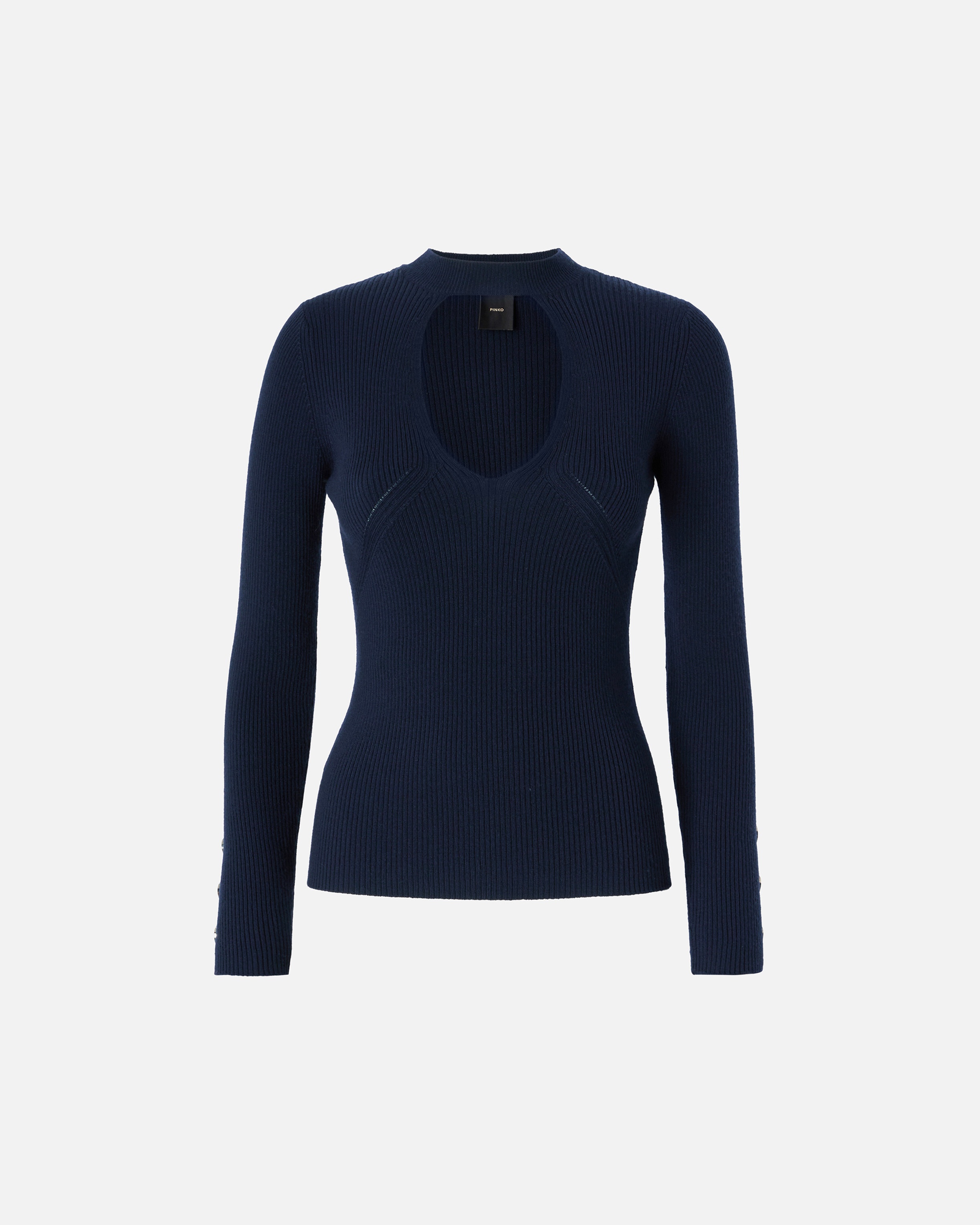 RIBBED WOOL SWEATER - 1