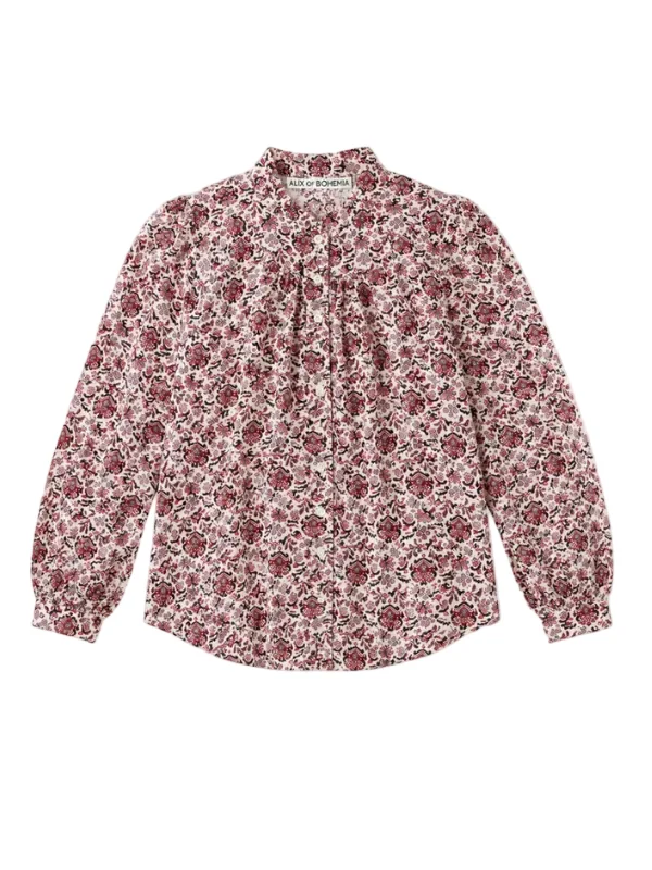 Annabel Horizon Kilim Shirt in Off-White - 1
