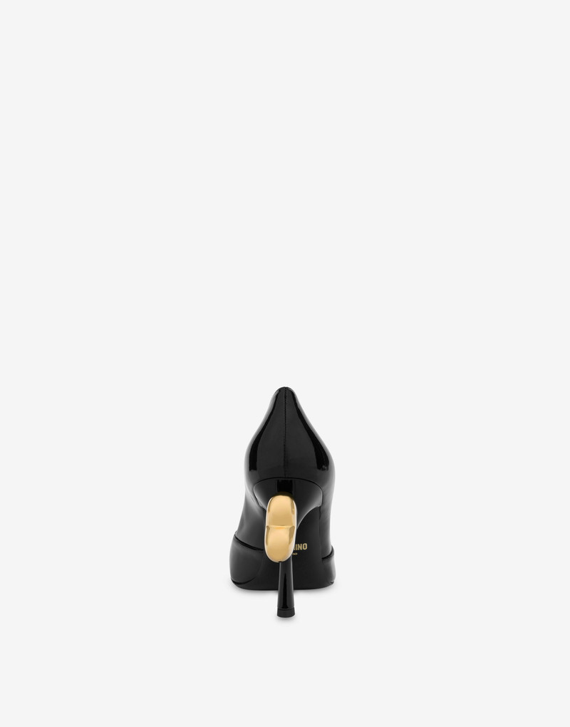 Moschino SWEET HEART PATENT LEATHER PUMPS outlook